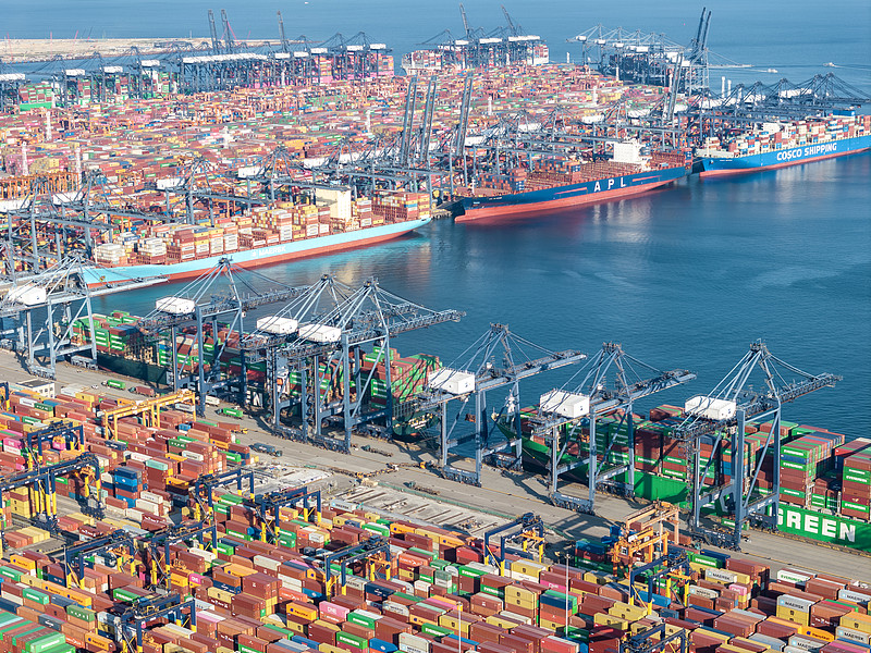 木制品采用广州空海联运抵达科珀斯克里斯蒂